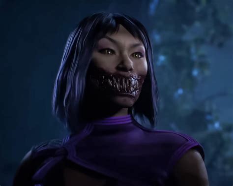 mileena mortal kombat mouth